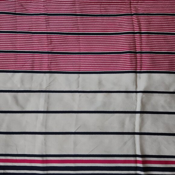 LANVIN PARIS VINTAGE 100% SILK WOMAN SQUARE SCARF GEOMETRIC DESIGN - Picture 6 of 9